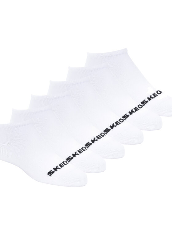 Skechers Skechers Skarpety krótkie S117899-WHT Biały