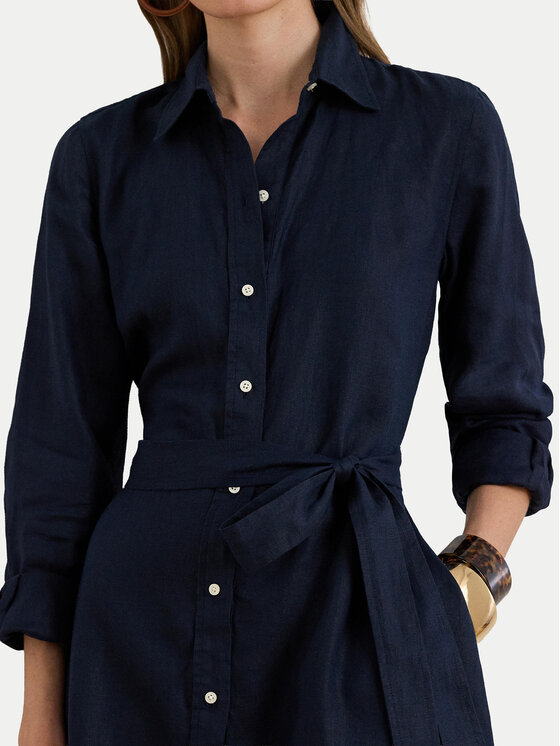 LAUREN RALPH LAUREN LAUREN RALPH LAUREN Hemdkleid 200P13686002 Dunkelblau Regular Fit