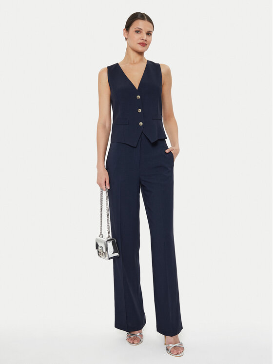 ViCOLO ViCOLO Szövet nadrág TB1562 Sötétkék Regular Fit