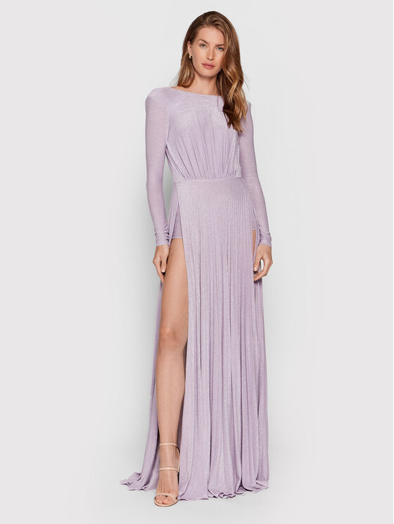 Elisabetta Franchi Elisabetta Franchi Õhtune kleit AB-219-22E2-V550 Lilla Regular Fit