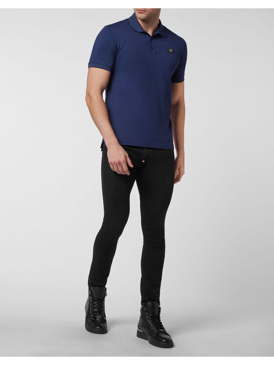 PHILIPP PLEIN PHILIPP PLEIN Polo 215 Celeste Slim Fit