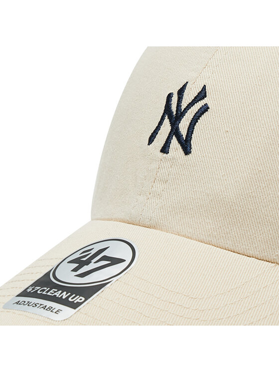 47 Brand 47 Brand Καπέλο Jockey New York Yankees MLB Base Runner Clean Up B-BSRNR17GWS-NT Μπεζ