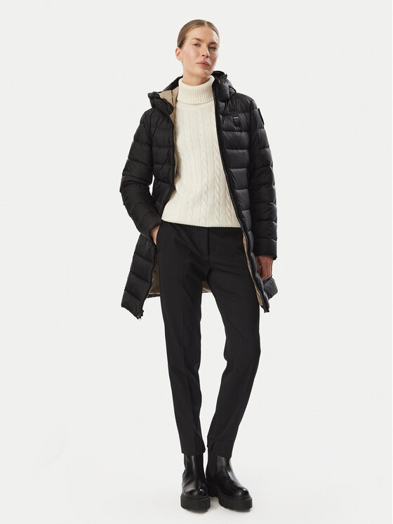 Blauer Blauer Pernata jakna Agnes 26WBLDK03039 006047 Crna Slim Fit