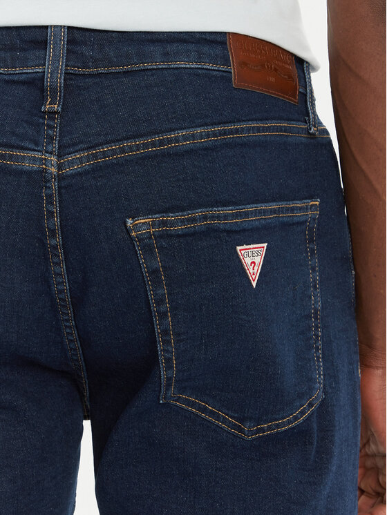Guess Jeans Guess Jeans Дънки M4YA1C D5DM3 Тъмносин Slim Fit