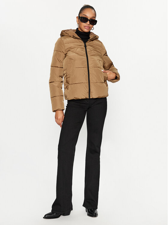 ONLY ONLY Zimska jakna 15300257 Smeđa Regular Fit