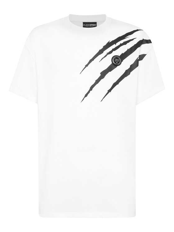 Plein Sport Plein Sport T-Shirt 28355 Biały Regular Fit