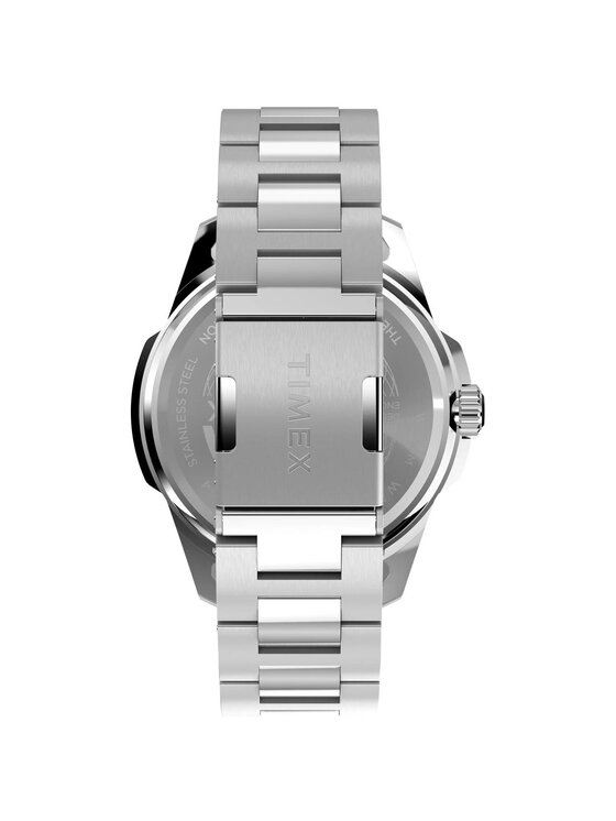 Timex Timex Zegarek TW2Y21100 Srebrny
