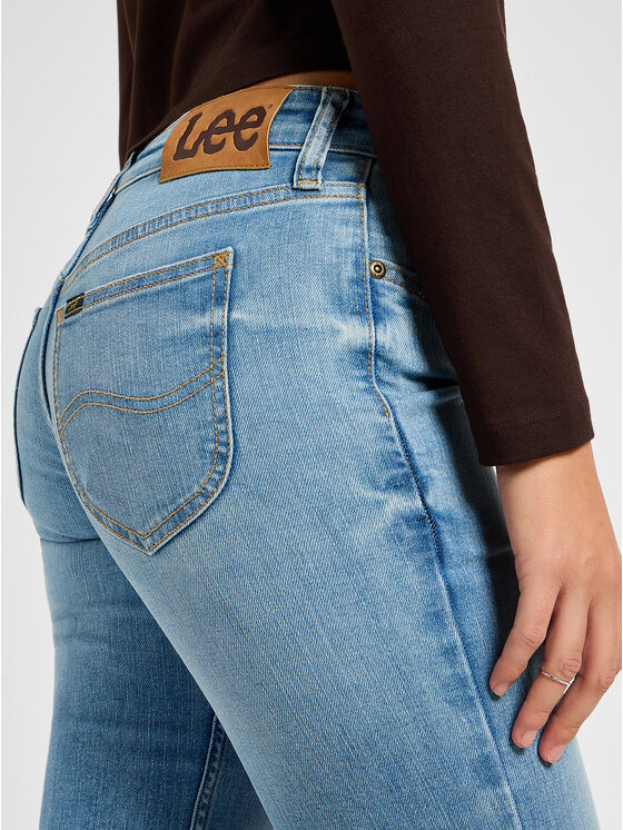 Lee Lee Jeansy JESSICA Niebieski Slim Fit
