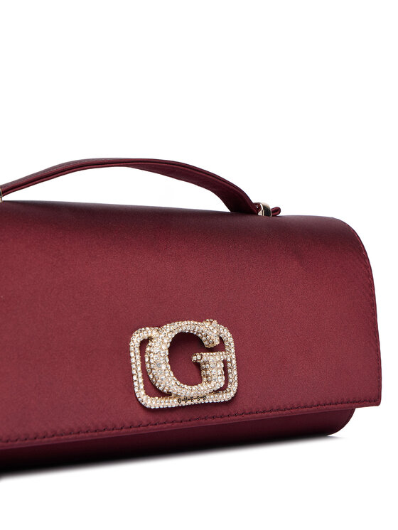 Guess Guess Kabelka Zalina Mini HWSE93 50720 Bordó