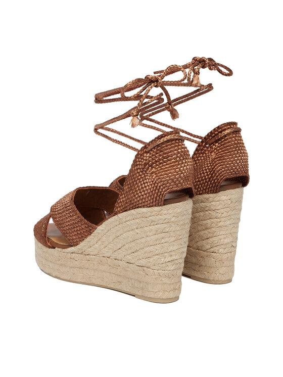 Castañer Castañer Espadryle Becca/8ED/298 Brązowy