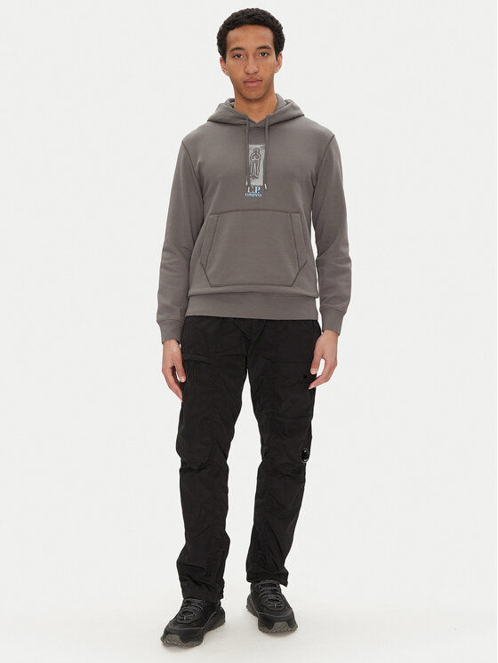 C.P. Company C.P. Company Pulóver 18CMSS313A006312G Szürke Regular Fit