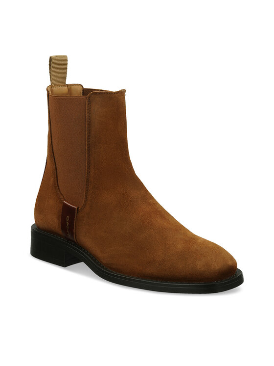 Gant Gant Kotníková obuv s elastickým prvkem 29553771 Hnědá