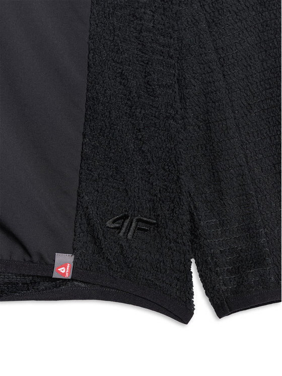 4F 4F Bluza techniczna TRAIL RUNNING Czarny Regular Fit