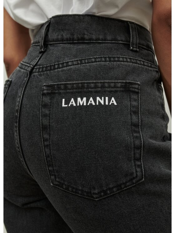 La Mania La Mania Jeansy ETZI 3 2 Černá Classic Fit