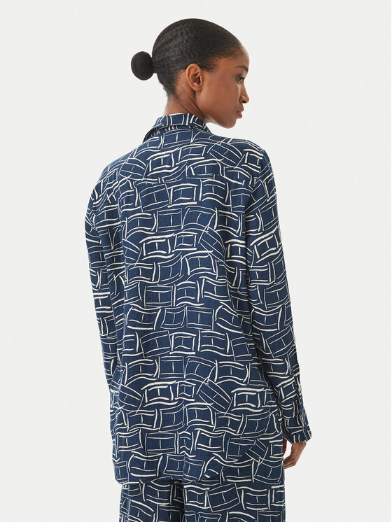 Tommy Hilfiger Tommy Hilfiger Риза WW0WW44679 Тъмносин Regular Fit