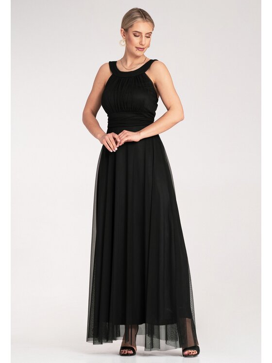 FIGL FIGL Abito da sera M1171 Nero Flared Fit