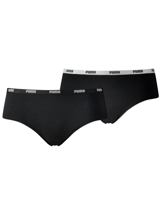Puma Puma Figi klasyczne Puma Hipsters 2 Pack Czarny