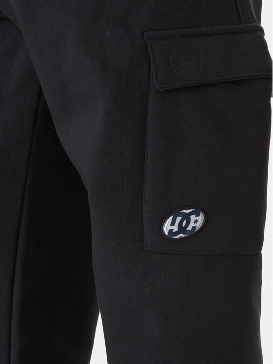 DC DC Sportinės kelnės EDYFB03094 Juoda Regular Fit