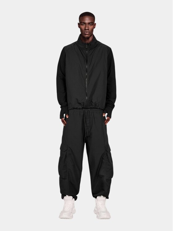 MADE BY SOCIETY MADE BY SOCIETY Kurtka anorak CULTUR Hoodie - H17821 Czarny Basic Fit