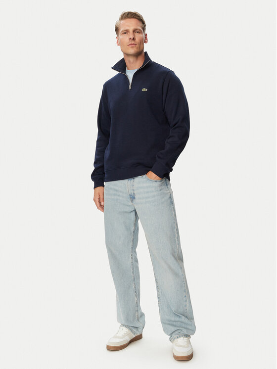 Lacoste Lacoste Bluza SH1927 Granatowy Classic Fit