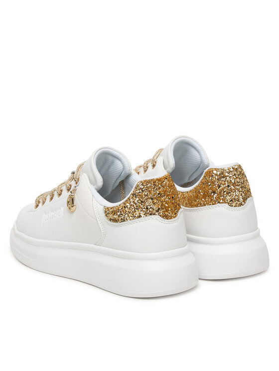 Just Cavalli Just Cavalli Sneakersy 80RA3SB1 ZPC03 Biela