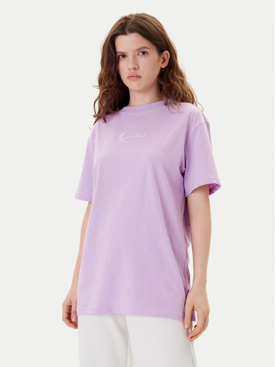 Karl Kani Damski T-Shirt, rozmiar M, Fioletowy, Cherry Print PD00005461