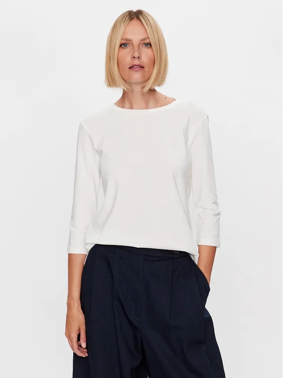 Weekend Max Mara Bluse Multia 23594604 Weiß Regular Fit