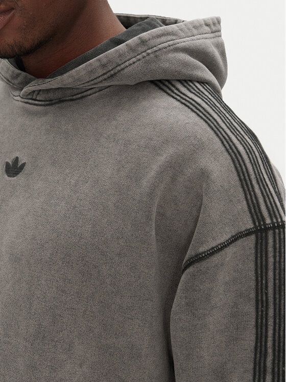 adidas adidas Pulóver Premium Essentials Retro JD0245 Szürke Loose Fit