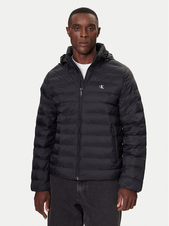 Calvin Klein Jeans Geacă de iarnă LV04RC511G Negru Regular Fit