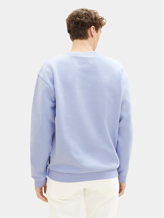 Tom Tailor Denim Tom Tailor Denim Mikina 1038751 Světle modrá Regular Fit