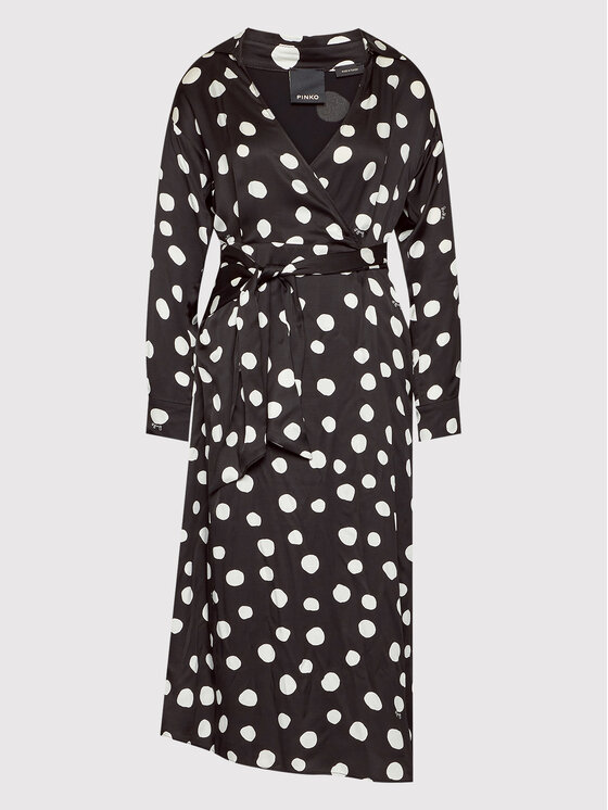 PINKO Pinko Rochie de zi Ausilia 1G188Q A04D Negru Relaxed Fit