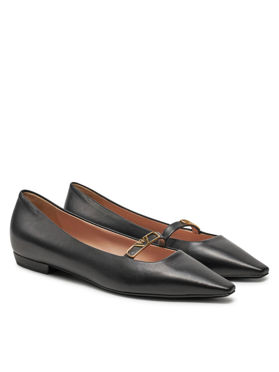 Emporio Armani Emporio Armani Балеринки X3D295 XF271 00002 Черен
