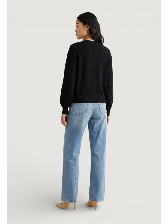 Morgan De Toi Morgan De Toi Cardigan 261-MLIKE Nero Casual Fit