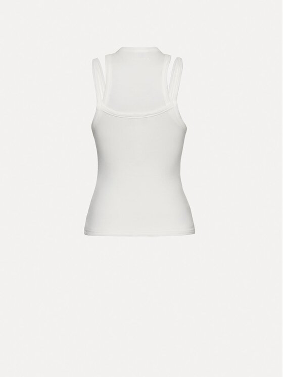 La Mania La Mania Top KERSEY Biela Basic Fit