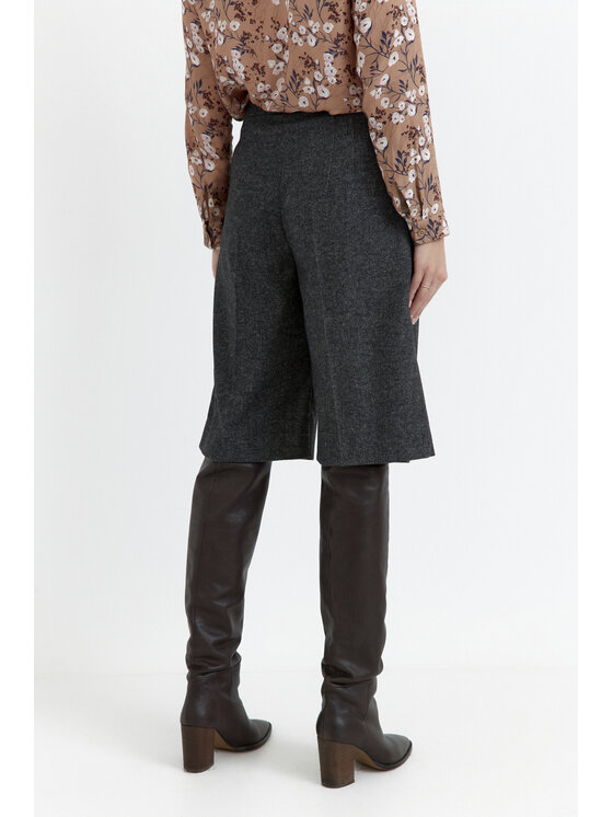 Stylove Stylove Bavlnené šortky S388 Sivá Baggy Fit