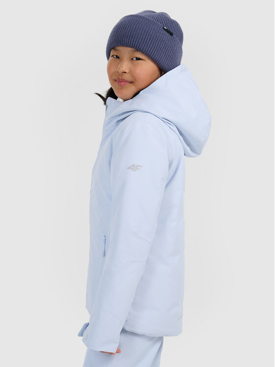 4F 4F Kurtka narciarska BASIC SKI Fioletowy jasny Regular Fit