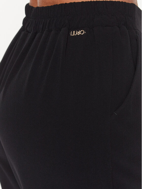 Liu Jo Sport Liu Jo Sport Pantaloni din material TA3192 TS423 Negru Regular Fit