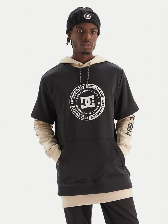 DC Shoes DC Shoes Pulóver Dryden ADYFT03440 Bézs Relaxed Fit