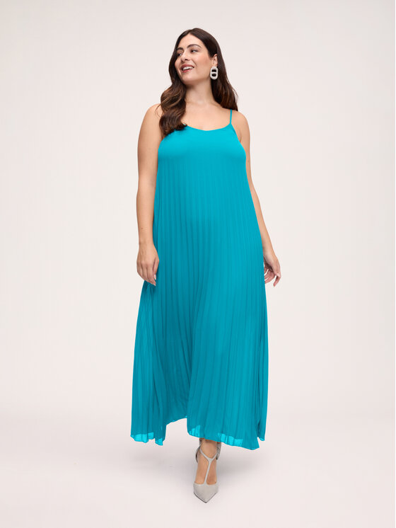 Fiorella Rubino Fiorella Rubino Sukienka wieczorowa 7025L001324N014 Turkusowy Regular Fit