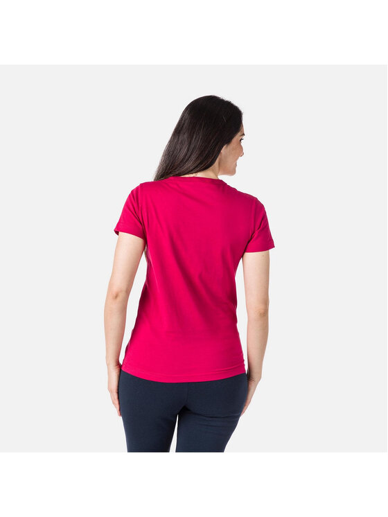 Rossignol Rossignol T-Shirt W Logo Rossi Tee Różowy Regular Fit