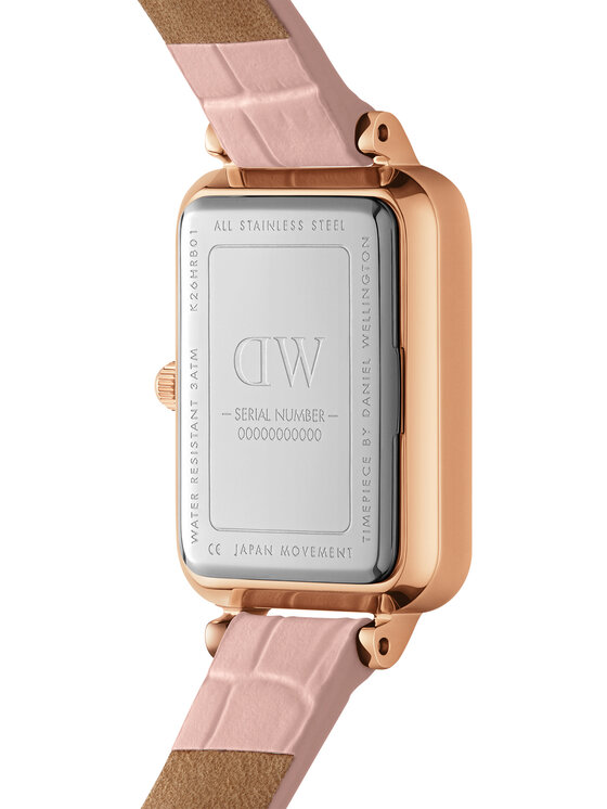 Daniel Wellington Daniel Wellington Sat Quadro Pressed DW00100508 Ružičasto zlato