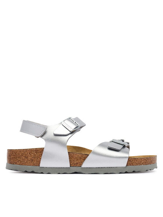 Birkenstock Birkenstock Sandale Rio As Flowers 1031702 D Srebrna