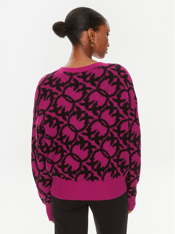 PINKO Pinko Sweter Ovino 101575 A11F Różowy Regular Fit