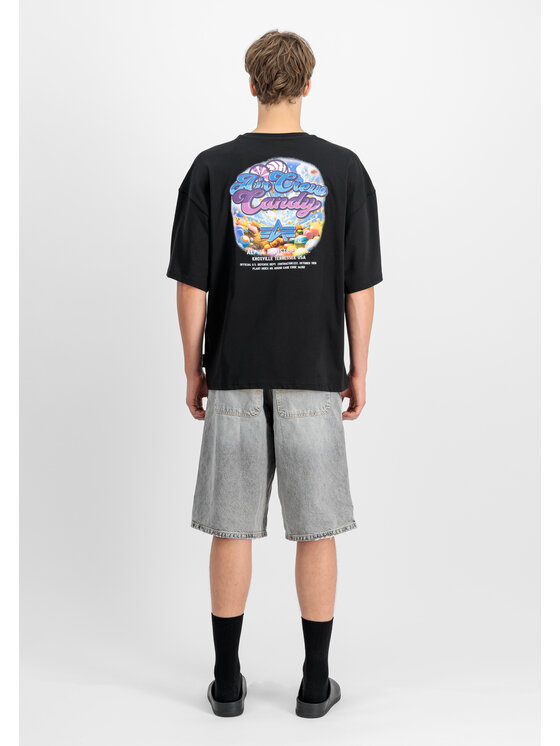 Alpha Industries Alpha Industries T-Shirt Candy Crew T-Shirt Czarny Relaxed Fit