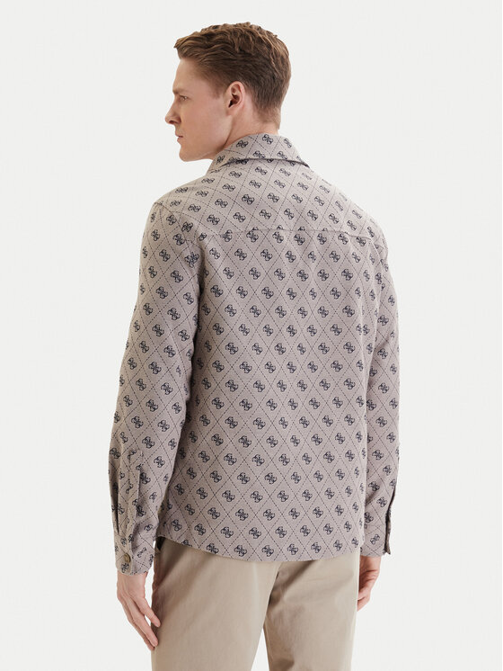 Guess Guess Giacca di transizione M6GL05 W1661 Beige Classic Fit