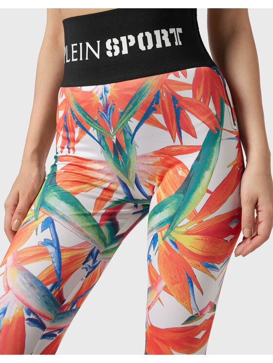 Plein Sport Plein Sport Legginsy 3377 Biały Active Fit