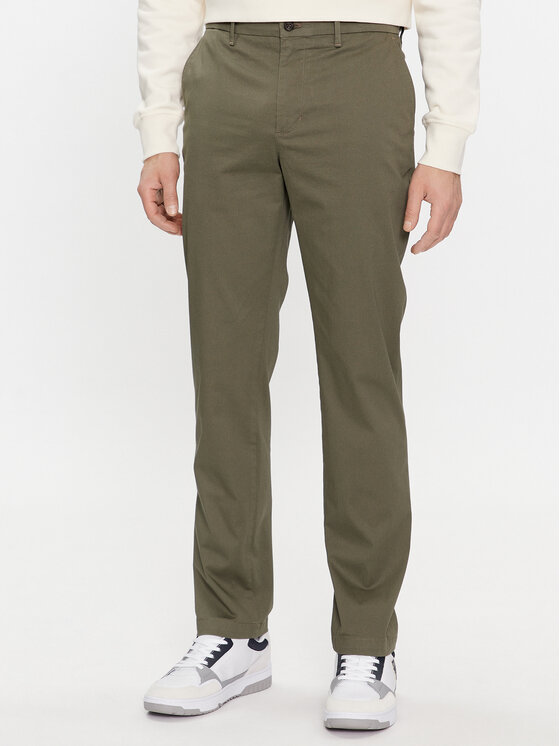 Tommy Hilfiger Chino Hlače Denton MW0MW33938 Khaki Slim Fit