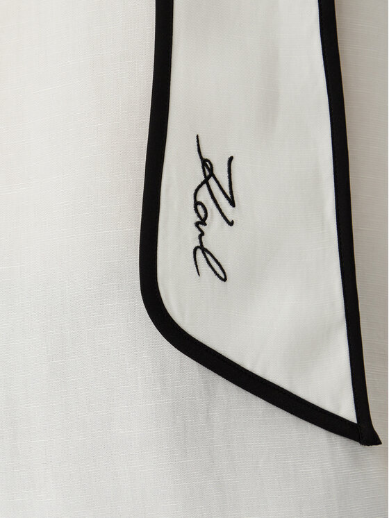 KARL LAGERFELD KARL LAGERFELD Μπλουζάκι B2W11015 Κρεμ Loose Fit