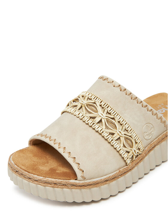Rieker Rieker Ciabatte 69278-60 Beige