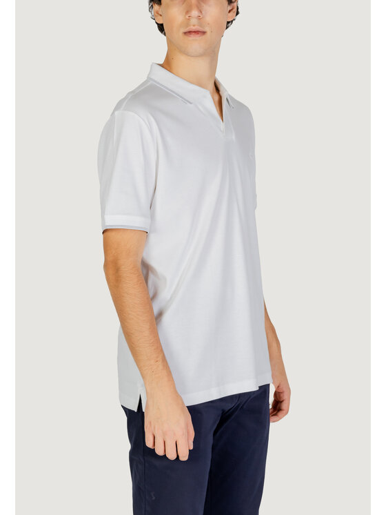 Calvin Klein Jeans Calvin Klein Jeans Polo SMOOTH COTTON OPEN Λευκό To Fit